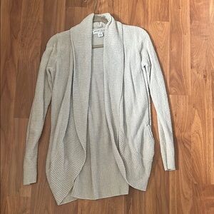 Barefoot Dreams Cream Open Front Cardigan Sweater